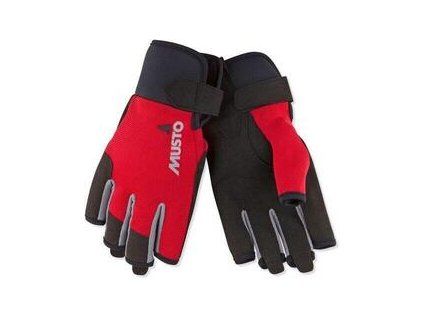 Musto Essential Sailing Short Finger Glove True Red