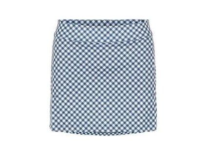 J.Lindeberg Amelie Skirt Gingham Navy White