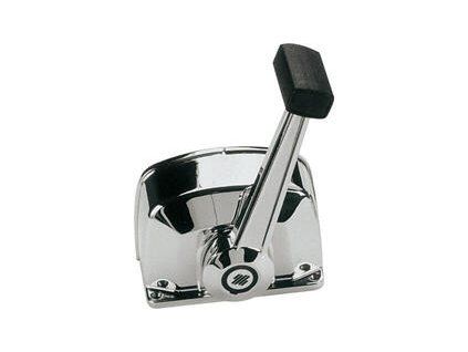Ultraflex B65 Single lever control for one engine chrome plated