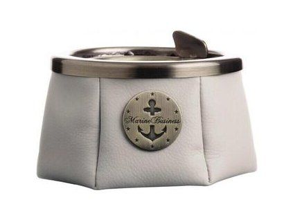Marine Business Ashtray with lid - Premium Ecru - Windproof