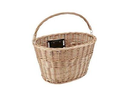 Electra QR Wicker with Handle Front Basket Natural