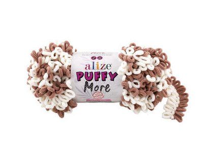 Alize Puffy More 6261 White Brown