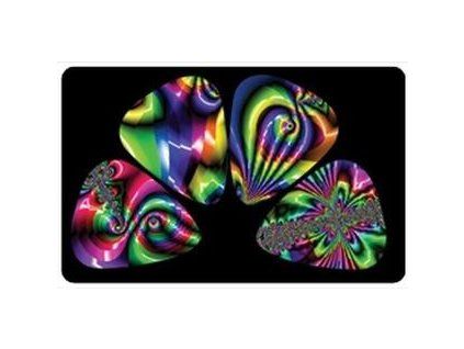 PikCard PC421 Rainbow Swirls Pickcard