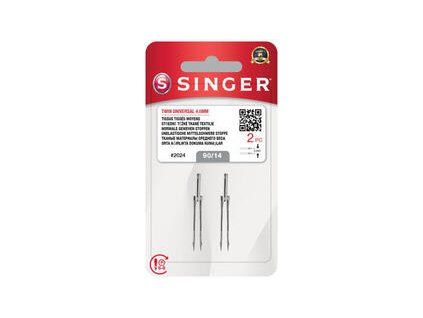 Singer 2024 - 90/14, 4,0 mm - 2x Double Sewing Needle