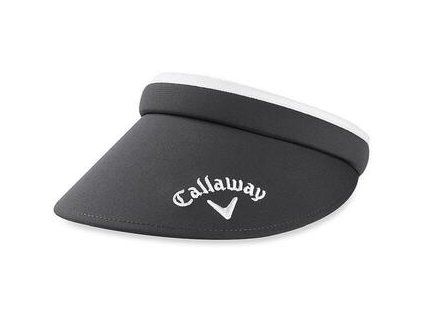Callaway Clip Visor Charcoal/White