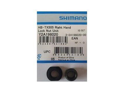 Shimano Lock Nut Unit Front Right HBTX505 - Y2A198020