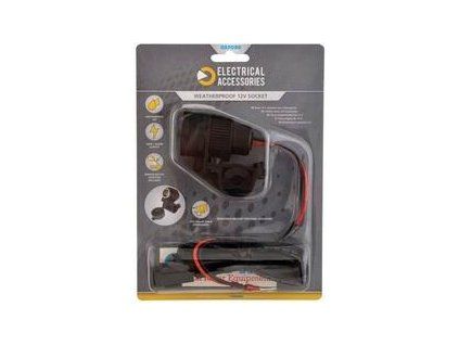 Oxford 12V STD Accessory Plug Socket and 1.2mtr 10amp fused loom