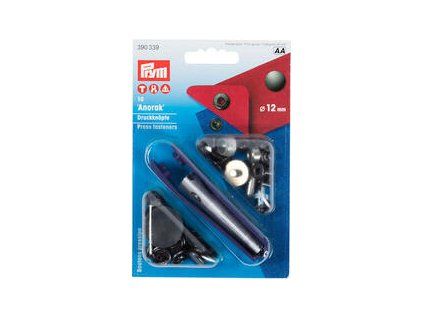 PRYM Snap Fasteners Anorak Black mm