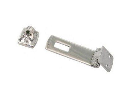 Lindemann Hasp and staple AISI 304 with rotatable eye, heavy version