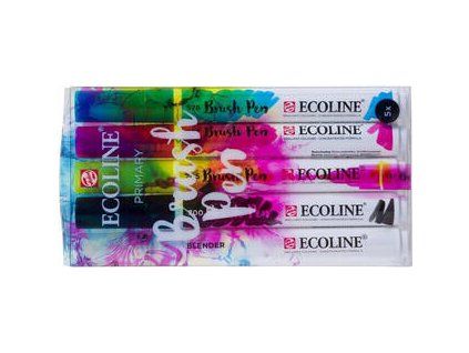 Ecoline Brushpen Brush Pen Primary 5 pcs