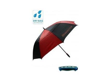 Bennington Wind Vent Umbrella Blk/Red