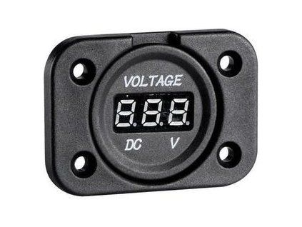 Osculati Digital voltmeter 8/32 V recess mounting