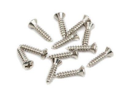 Fender Pickguard/Vintage Bridge Cover Screws Sheet Silver