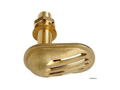 Osculati Cast brass thru hull scoop strainer