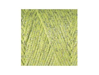 Yarn Art Macrame Cotton Lurex 2 mm 726 Light Green