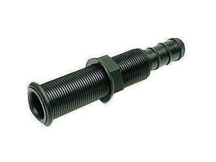 Osculati Water drain bushing with hose adaptor black 22,7 mm