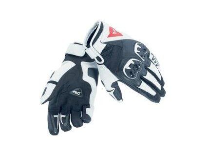 Dainese Mig C2 Black-White Motorcycle Gloves