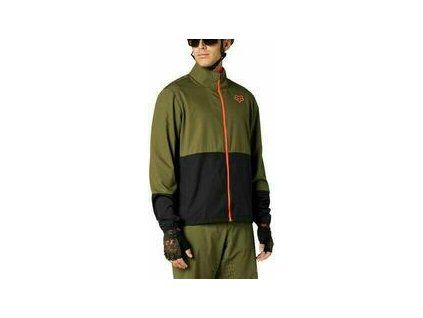 FOX Mens Ranger Wind Jacket Olive Green