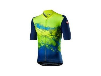 Castelli Polvere Jersey Yellow Fluo