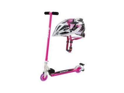 Razor S Spark Sport Pink Helmet SET