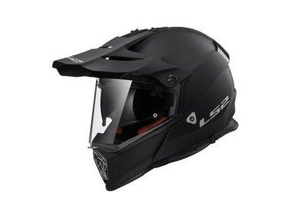 LS2 MX436 Pioneer Solid Solid Matt Black XL Helmet