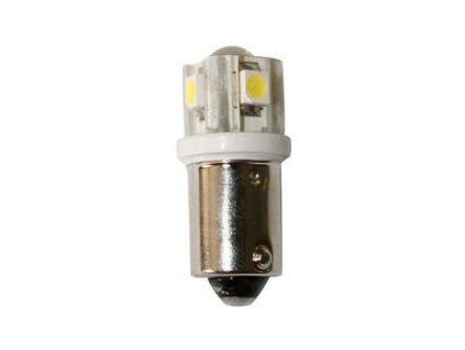 Lalizas LED Bulb 12V BA9S Cool White 4SMDs+1LED