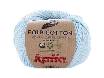 Katia Fair Cotton 8 Light Sky Blue