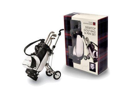 Longridge Colin Montgomerie Desktop Golf Bag And Pen Set
