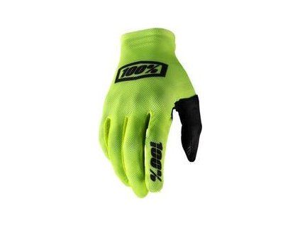 100% CELIUM Gloves Fluo Yellow/Black  custom doplnok