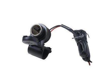 Interphone Handlebar - Mounted Cigarette Lighter Socket