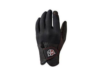 Wilson Staff Rain Mens Golf Gloves (Pair) Black ML