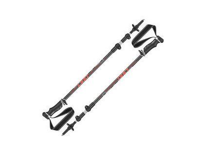 Leki Journey Lite Dark Anthracite/Neon Red/White