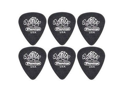 Dunlop 488R 1.00 Tortex Black Gold Standard 6 Pack