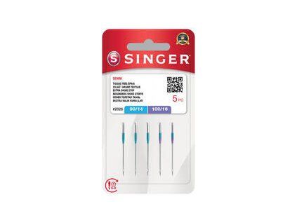 Singer 2026 - 90/14, 100/16 - 5x Single Sewing Needle