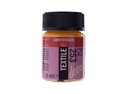 Amsterdam Textile Deco Fabric Paint 16 ml 253 Gold Yellow