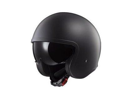 LS2 OF599 Spitfire Solid Matt Black Helmet