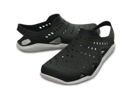 Crocs Men's Swiftwater Wave Black/Pearl White