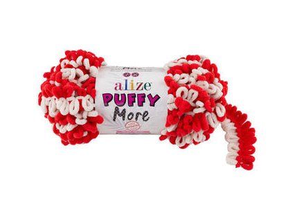 Alize Puffy More 6286 Red Cream