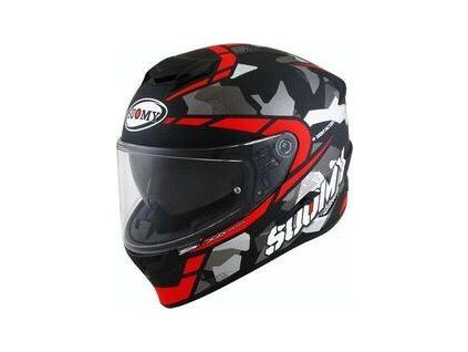 Suomy Stellar Race Squad Black Matt/Red Helmet