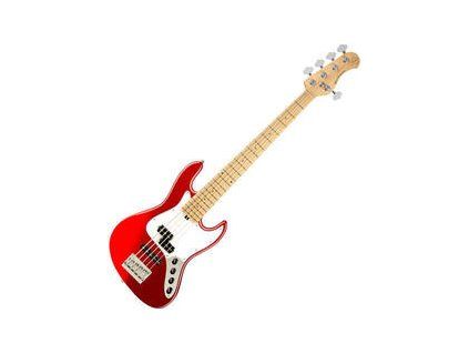 Sadowsky MetroExpress Hybrid P/J MN 5 Solid Candy Apple Red