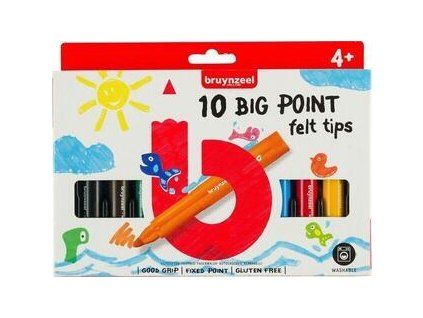 Bruynzeel Markers Big Point 10 pcs