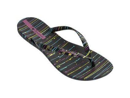 Ipanema Wave Art Slipper Black/Black