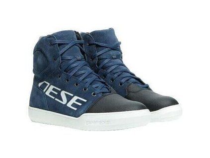Dainese York D-WP Black Iris/White Motorcycle Boots