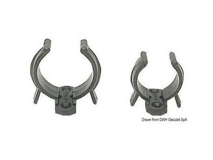 Osculati Nylon spring clip white mm
