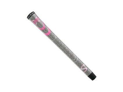 Superstroke Cross Comfort Grip Grey/Pink Undersize