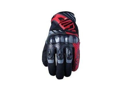 Five RS-C Red Motorcycle Gloves
