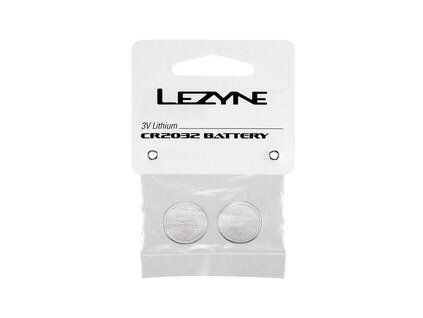 Lezyne CR 2032 Battery 2 Pack Silver