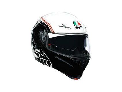 AGV Compact ST Detroit White/Black Helmet