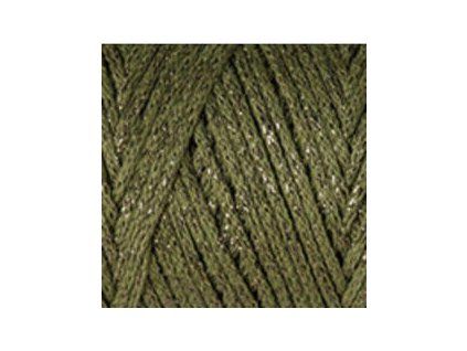 Yarn Art Macrame Cotton Lurex 2 mm 741 Olive