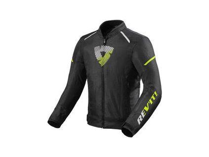 Rev'it! Sprint H2O Black/Neon Yellow Textile Jacket